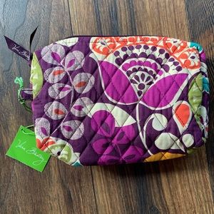 Vera Bradley Plum Crazy medium cosmetic